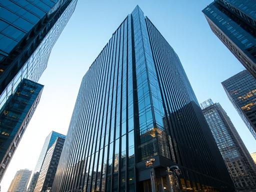 Modern commercial buildings in downtown Oklahoma City